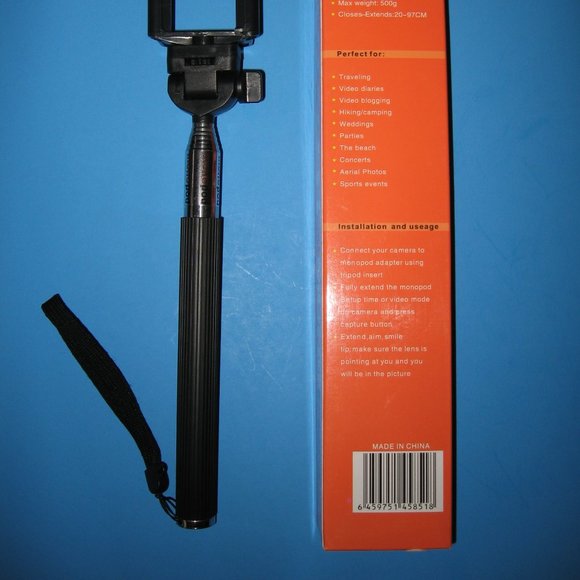🔥HOST PICK🔥MonoPod Black Selfie Stick New in Box - Picture 4 of 4